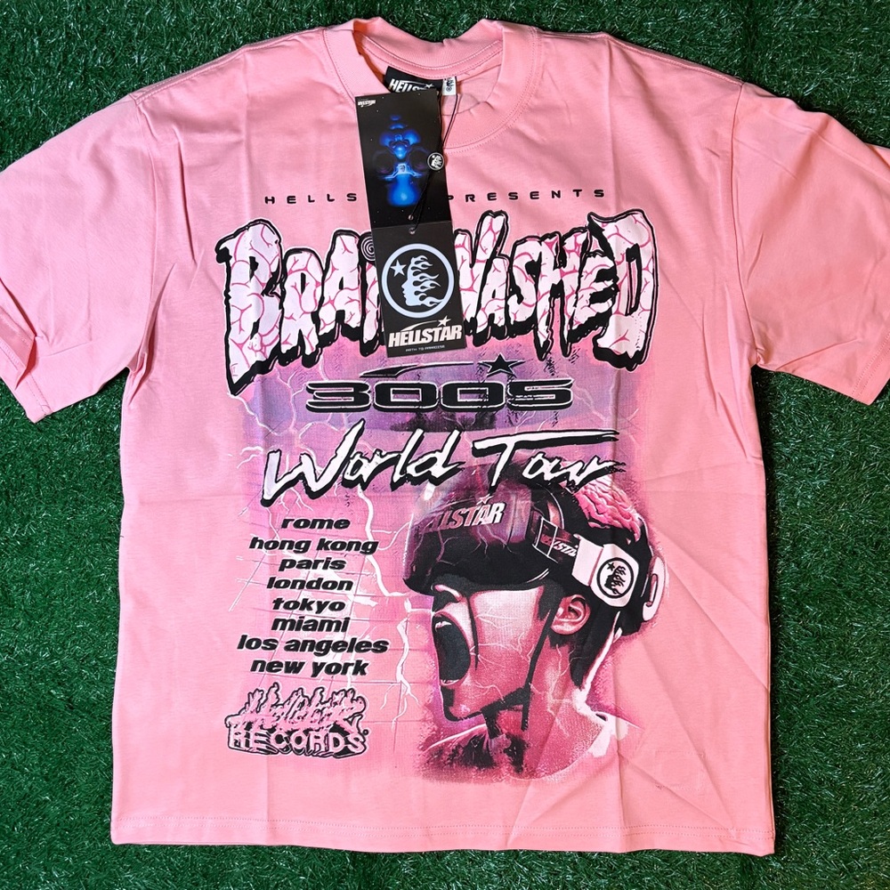 Hellstar Pink Graphic Tee - Men's Short Sleeve
